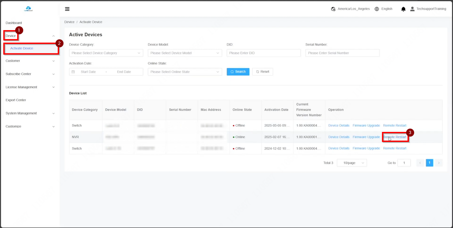 LumiCloud/Firmware Upgrade in Partner Portal - Luminys WIKI