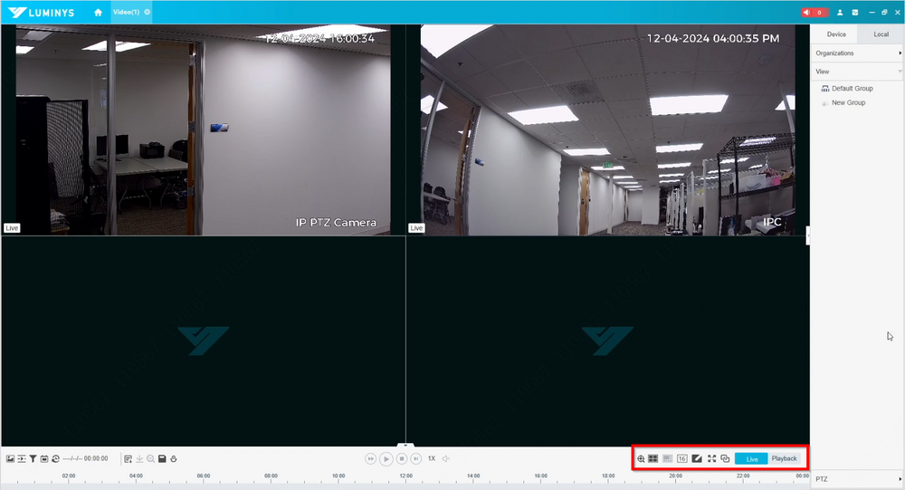 LumiViewer PC/How to Live View in LumiViewer - Luminys WIKI